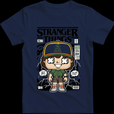 Createyou Stranger Things Dustin - Férfi - Sötétkék - XL