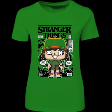 Createyou Stranger Things Dustin - Női - Zöld - XL női póló