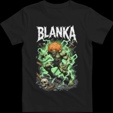 Createyou Street Fighter Blanka - Férfi - Fekete - S