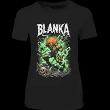 Createyou Street Fighter Blanka - Női - Fekete - 2XL női póló