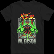 Createyou Street Fighter M Bison - Gyermek - Fekete - XL