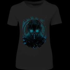 Createyou Sub Zero Mortal Kombat - Női - Fekete - M női póló