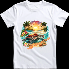 Createyou Summer, teknős - Férfi , Fehér , 3XL