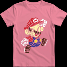 Createyou Super Mario - Férfi - Pink - 3XL férfi póló