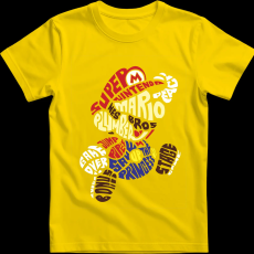 Createyou Super Mario - Férfi - Sárga - 2XL