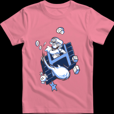 Createyou Super Mario Fire ball - Férfi - Pink - M