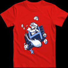 Createyou Super Mario Fire ball - Gyermek - Piros - XS