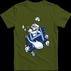 Createyou Super Mario Fire ball - Gyermek - Sötétzöld - XS