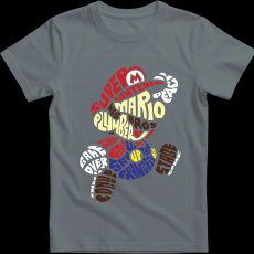 Createyou Super Mario - Gyermek - Szürke - XS