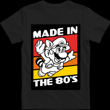 Createyou Super Mario Land - Férfi - Fekete - XL férfi póló