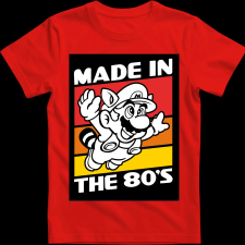 Createyou Super Mario Land - Férfi - Piros - 3XL férfi póló