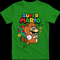 Createyou Super Mario mosómedve - Férfi - Zöld - L