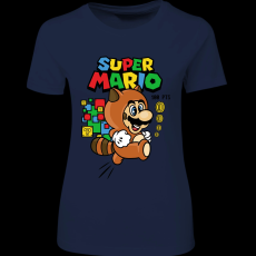 Createyou Super Mario mosómedve - Női - Sötétkék - 2XL