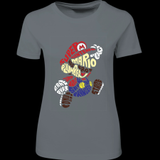 Createyou Super Mario - Női - Szürke - L női póló