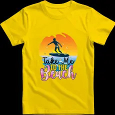 Createyou Take Me to the Beach - Gyermek , Sárga , XS