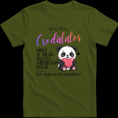 Createyou Te vagy az anyukám - Férfi - Sötétzöld - 2XL