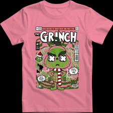 Createyou The Grinch - Férfi - Pink - M férfi póló