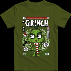 Createyou The Grinch - Gyermek - Sötétzöld - L