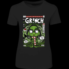 Createyou The Grinch - Női - Fekete - 2XL női póló