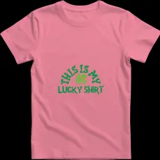 Createyou This is my Lucky Shirt - Gyermek , Pink , S
