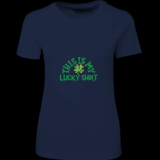 Createyou This is my Lucky Shirt - Női , Sötétkék , M