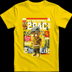 Createyou Tupac - Férfi - Sárga - XL