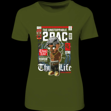 Createyou Tupac - Női - Sötétzöld - S