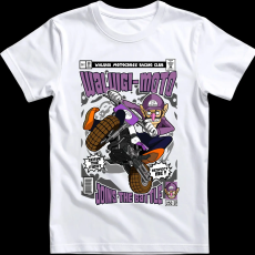 Createyou Waluigi Motocross - Gyermek - Fehér - XS