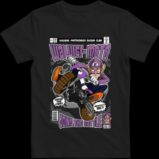 Createyou Waluigi Motocross - Gyermek - Fekete - L