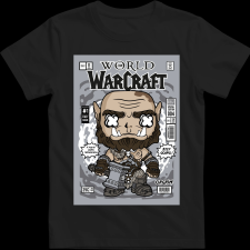 Createyou War Craft - Férfi - Fekete - 2XL férfi póló