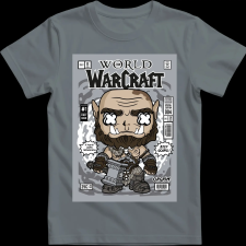 Createyou War Craft - Férfi - Szürke - 2XL férfi póló
