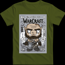 Createyou War Craft - Gyermek - Sötétzöld - XL