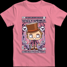 Createyou Willy Wonka And The Chocolate Factory - Férfi - Pink - 3XL férfi póló