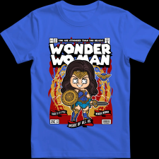 Createyou Wonder Woman - Férfi - Királykék - 2XL férfi póló