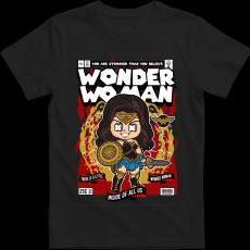 Createyou Wonder Woman - Gyermek - Fekete - S