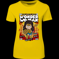 Createyou Wonder Woman - Női - Sárga - M női póló