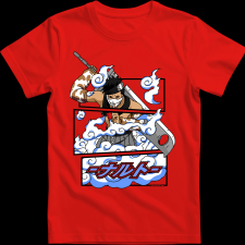 Createyou Zabuza Momochi - Férfi - Piros - XL férfi póló