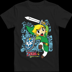 Createyou Zelda Spirit Track - Link - Férfi - Fekete - M