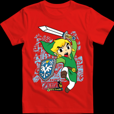 Createyou Zelda Spirit Track - Link - Férfi - Piros - 2XL