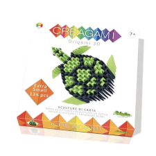 CreativaMente Creagami - 3D origami készlet, Teknős (mini) kreatív és készségfejlesztő