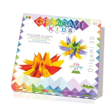 CreativaMente Creagami Kids-3D origami készlet, Szélforgók kreatív és készségfejlesztő
