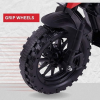 Creative Elektromos motorkerékpár 6-12 éves gyerekeknek, enduro típusú, 550W, 2 x 6V4.5AH akkumulátor, világítás és zene, 115x38x70 cm, piros/fehér/narancs/narancs/narancs/kék/fehér-kék, fehér, Fehér