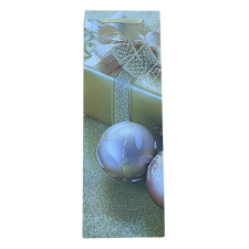 Creative Italtasak CREATIVE Special 13x36x9 cm karácsonyi fényes szalagfüles ajándéktasak