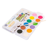 Creative Jungle Vízfesték CREATIVE JUNGLE 28,5 mm nagygombos+ecset 12 szín/készlet