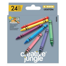 Creative Jungle Zsírkréta CREATIVE JUNGLE grey 24 szín/készlet kréta