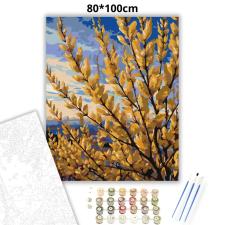 Creative Land Kft Alkonyi aranyvesszők - számfestő készlet – 80×100 cm (Keret nélkül) kreatív és készségfejlesztő