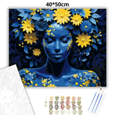 Creative Land Kft Álmodó női portré - számfestő készlet kreatív és készségfejlesztő