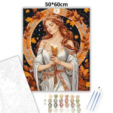Creative Land Kft Aranyló búzakalász - számfestő készlet – 50×60 cm (Keretre feszítve) kreatív és készségfejlesztő