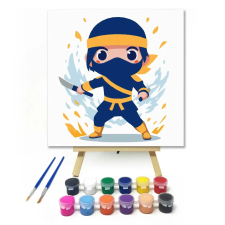 Creative Land Kft Bátor ninja kardcsapása - gyerek számfestő készlet kreatív és készségfejlesztő