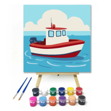 Creative Land Kft Békés motorcsónak - gyerek számfestő készlet kreatív és készségfejlesztő